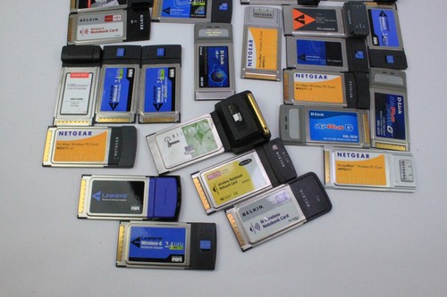 Lot of 28 Vintage Assorted PCMCIA Cards Network Modem USB CardBus - Picture 8 of 15