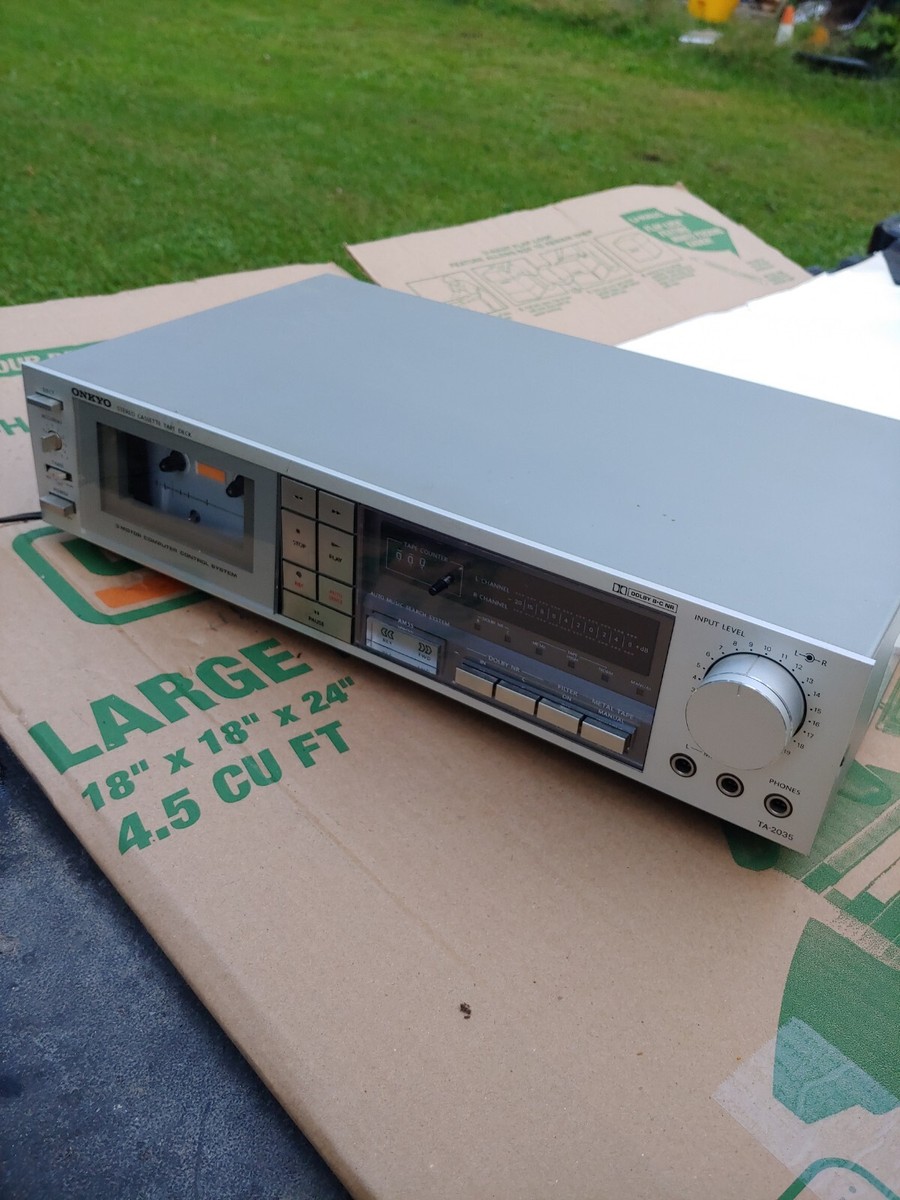Vintage 1980s Onkyo TA 2035 2 Head Stereo Cassette Tape Deck | eBay