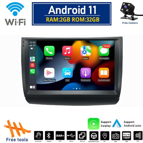 9" Android 11.0 Car Navi GPS Radio WiFi CarPlay Fit For Toyota Prius 2003-2009 - Picture 2 of 6