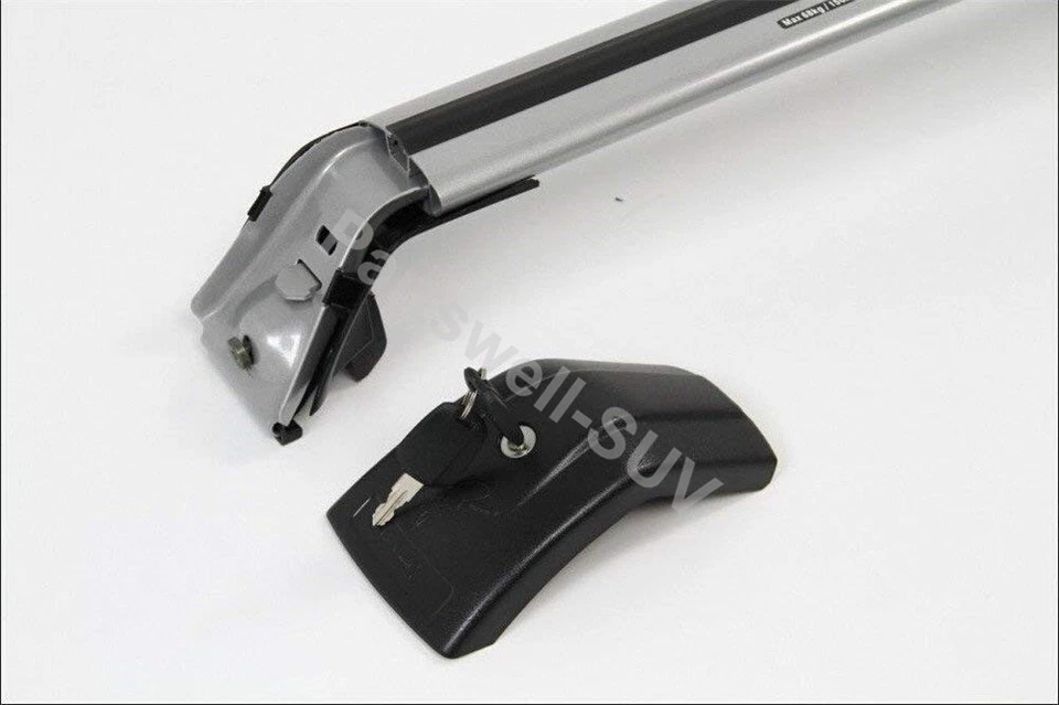 2 件可上锁车顶架横梁 货物杆 适合雷诺 Koleos 2016 - 2023 — 第 3/4 张图片