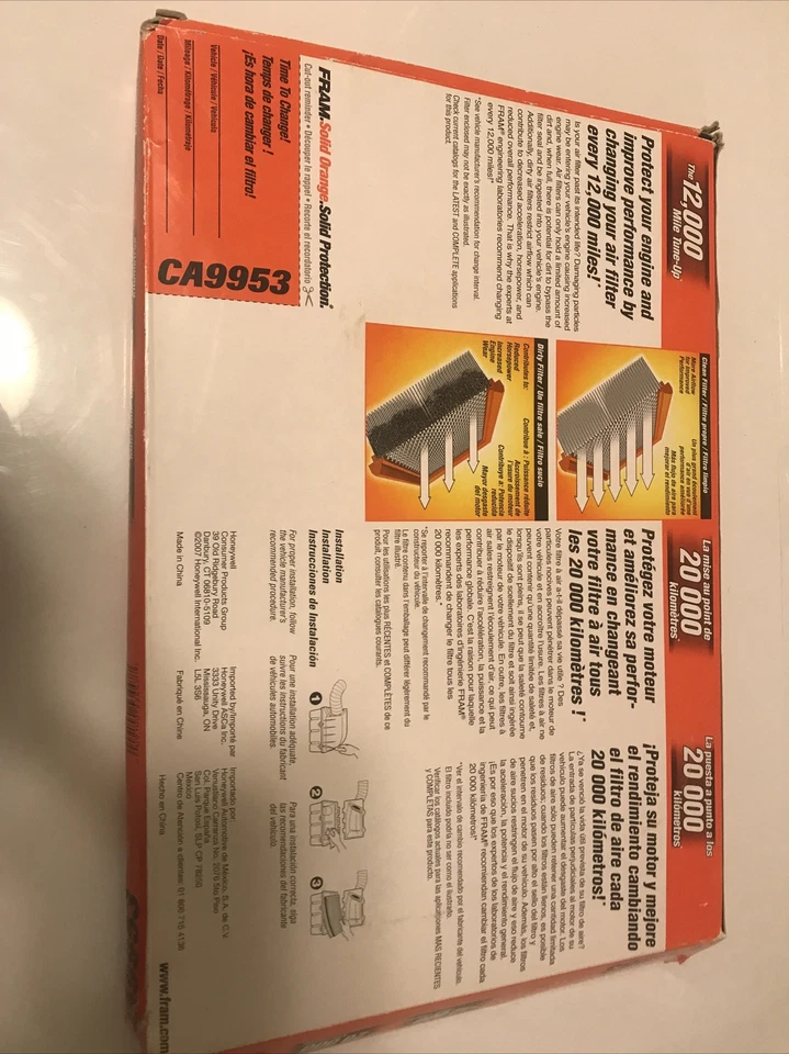 Filtro de ar compatível com Cadillac STS SRX FRAM 2004-2011 - Imagem 3 de 4