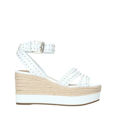 SANDALO ZEPPA - DONNA - Guess - LATANYE WHITE - PELLE - BIANCO - FL6LAE  LEA04 | eBay