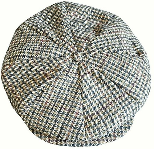 Mens Ladies Eight Panel Tommy Shelby Newsboy Cap Peaky Blinder BakerBoy Flat Hat - Picture 8 of 9