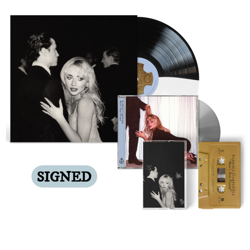 Sabrina Carpenter Mans Best Friend Alt Cover LP MC CD Signed Card