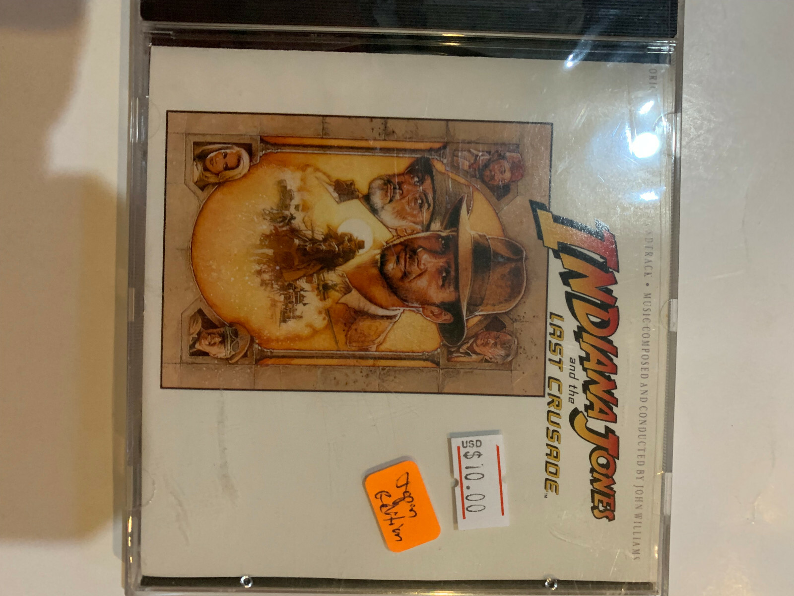 Indiana Jones And The Last Crusade Soundtrack INDIANA JONES AND THE LAST CRUSADE SOUNDTRACK CD OST JAPAN RELEASE JOHN