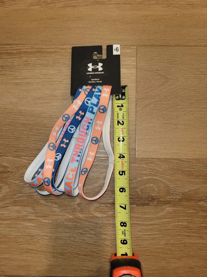 Paquete de 6 diademas Under Armour niñas talla única multicolor gráfico UA nuevas Foto 2 de 4