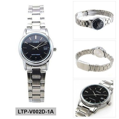 Casio Analog Casual Watch Standard Silber Damen LTP-V002D-1A