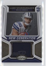 2023 Certified New Generation Jerseys /399 Luke Schoonmaker #NGJM-12 2y0