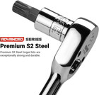 30035 10Mm XZN Triple Square Bit Socket with 3/8-Inch Drive