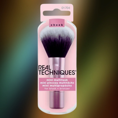 Real Techniques Mini-Multitasking-Pinsel für Rouge RT-407 neu