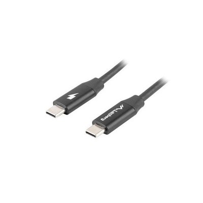 Lanberg CA-CMCM-40CU-0010-BK USB cable 1 m USB 2.0 USB C Black