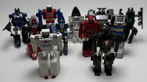 Vintage Bandai Tonka Gobots Scooter Zero Bladez Rest Q Spay C Fitor - Lot of 11