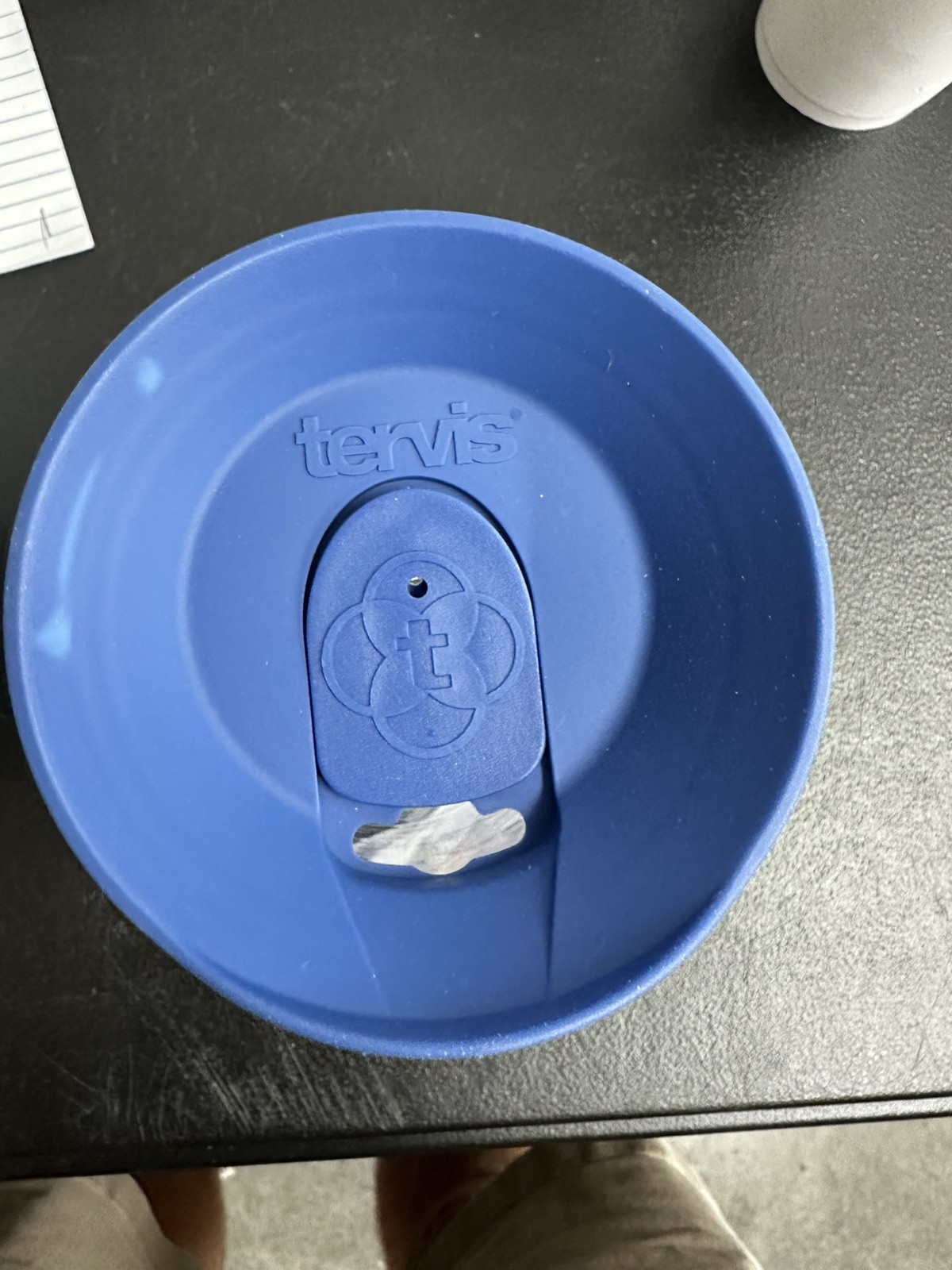 Carolina Panthers Tervis Tumbler  16 Oz Clear. Double Insulated with Lid.