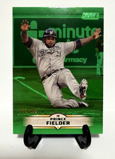 2025 Topps Stadium Club Prince Fielder /199 Green Foil SP #161 Brewers