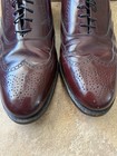Bostonian Douglas Monarch Burgundy Wing Tip Leather Oxford Dress Shoes Men sz 9 — photo 3
