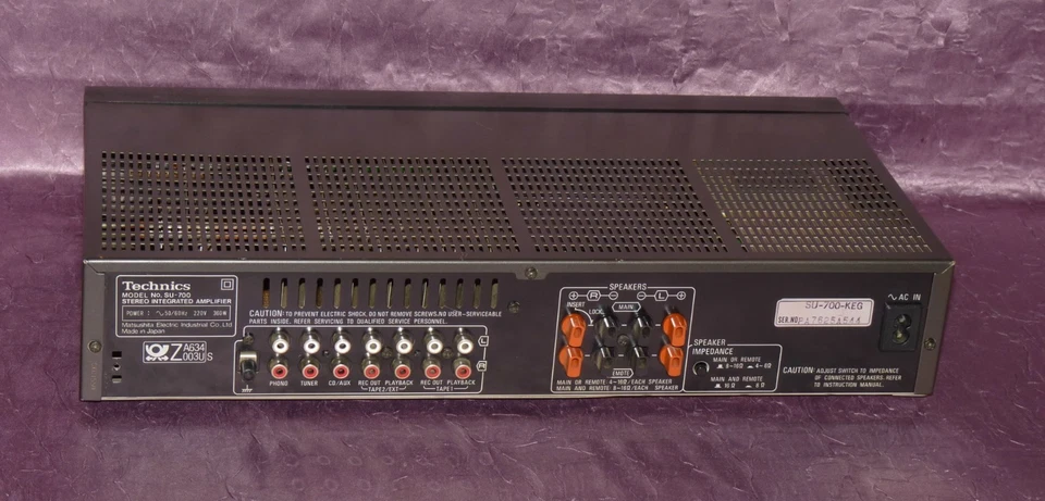 Technics SU-700 - Amplificatore integrato stereo - modello vintage - Immagine 3 di 3