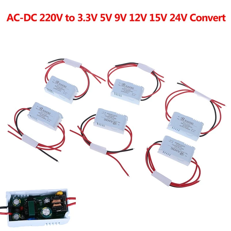 AC-DC Power Supply Module AC 1A 5W 220V to DC 3V 5V 9V 12V 15V 24V Mini Conv_ LS - Image 2 of 4