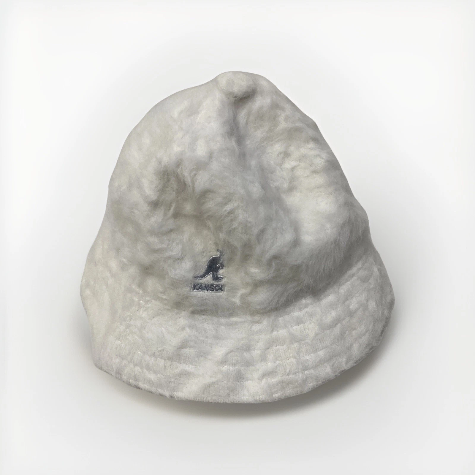 Kangol Furgora Lahinh Casual Bucket Hat White size Large Adult Kangaroo