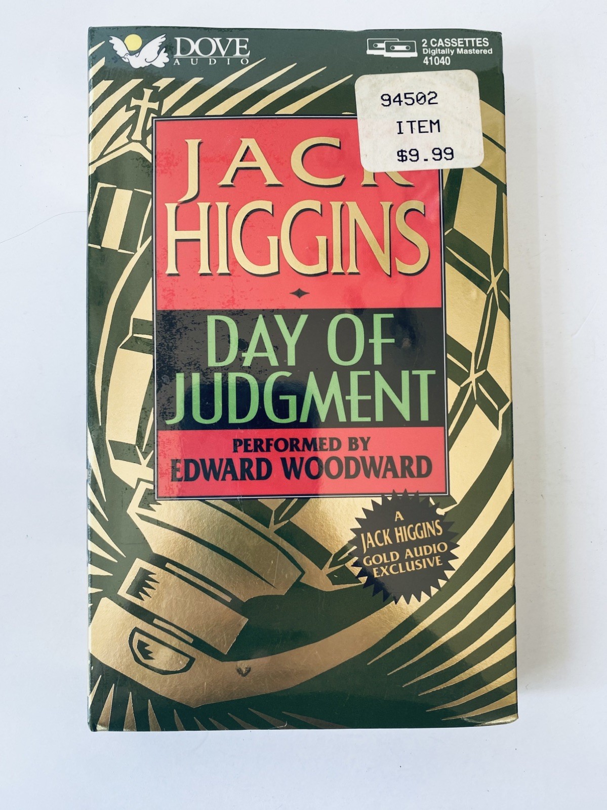 Audiobook on Cassette - Day of Judgement by Jack Higgins FACTORY SEALED