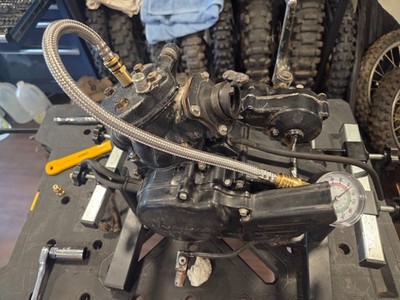 1983 Honda CR80R Complete Engine Turns Over SN HE04E-5002870 OEM