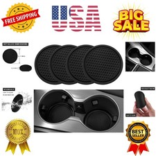 Car Cup Coaster, 4PCS Universal Non-Slip Cup Holders Embedded in Ornaments Co...