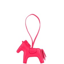 Hermes Mono-Tone GriGri Rodeo Bag Charm Leather MM