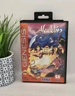 Vintage 1993 ALADDIN SEGA GENESIS Video Game w/ Manual & Original Case / Tested