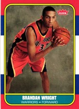 2007-08 Fleer #86R-158 Brandan Wright 86-87 Retro Rookies BK1
