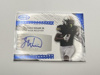 Theo Wease Jr. 2025 SAGE Aspire #ASP-TWJ Blue Auto