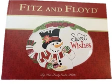 Fitz And Floyd “Sweet Wishes” Cookie Platter NIB! Super Cute For Christmas 🎄