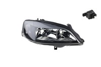 Scheinwerfer Schwarz Front Passend FüR Opel Astra G 98 - 05 Rechts M. Stellmotor