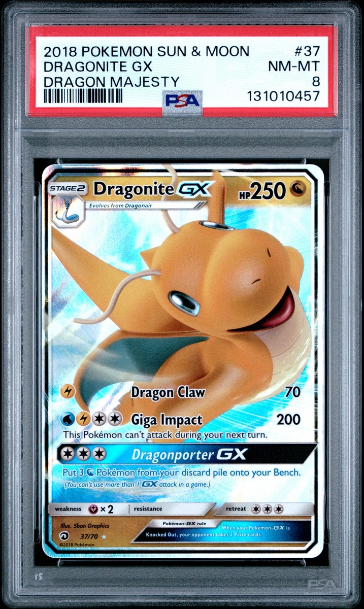 Dragonite GX 37/70 Dragon Majesty Holo for sale online | eBay