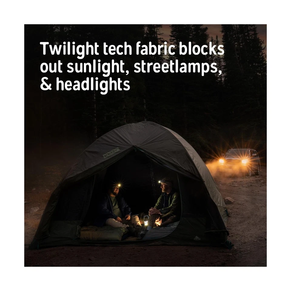 Tienda de campaña Kelty Daydreamer 4P + 6P, tela Blackout, luz interior difusa... Foto 3 de 4