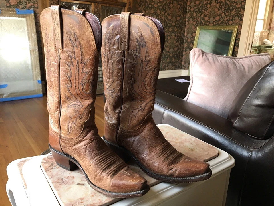 Botas de Vaquero Lucchese 1883 Marrón, Para Mujer Talla 7B, Estilo N4554 Usadas Foto 2 de 4