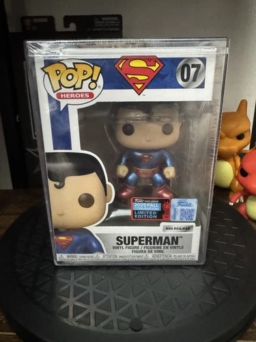 Funko Pop! Heroes Superman 07 2025 Fall Convention Limited Edition Vinyl Figure