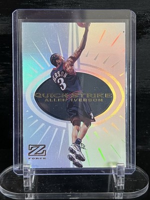 Allen Iverson 1997-98 Skybox Z-Force - Quick Strike #4 QS | eBay