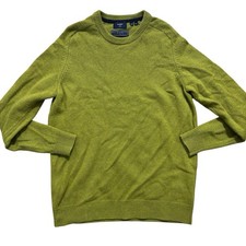 Superdry Harlo Sweater Men s XL Green Crew Neck Knit Wool Blend Pullover Jumper