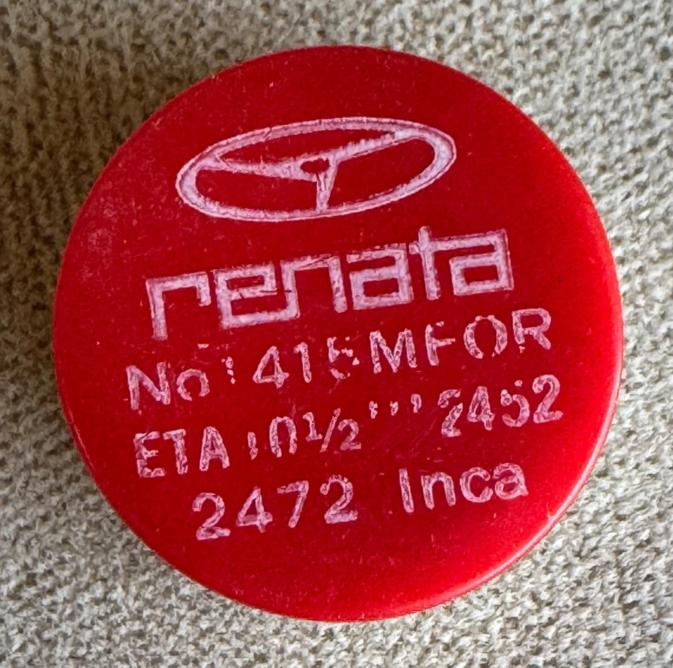 RENATA Nº Conjunto completo de rueda de equilibrio inca 1415 para ETA 10 1/2”’ 2452 2472* Foto 4 de 4