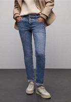 Jeans W29L30 Blau Street One Casualfit Mediumwaist Slimlegs Jane 380351