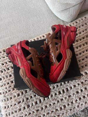 Raf Simons Adidas Ozweego Brown Red Size 10