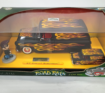 Road Rats 57' Chevy Suburban Set 1:24 & 1:64 Scale Jada Toys