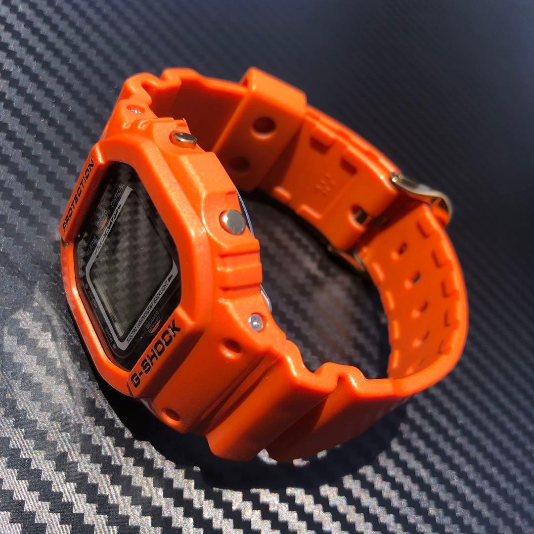 CASIO x BEAMS G-SHOCK DW 5600BE Orange Digital Watch Quartz
