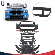 Black Front Bumper Cover Grille Gt500 Style Conversion For 2010-14 Ford Mustang Black Front Bumper Cover Grille Gt500 Style Conversion For 2010-14 Ford Mustang