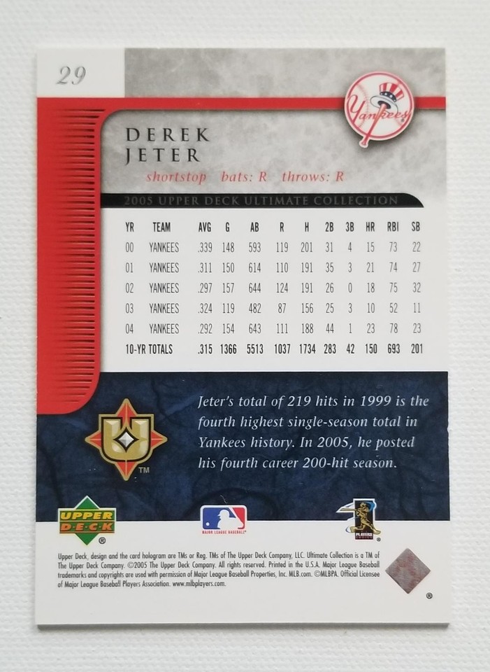 Derek Jeter: A Legend of Baseball