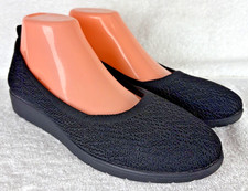 Skechers Black Cleo Flex Air Cooled Memory Foam Slip On Flats Women size 8 / 38