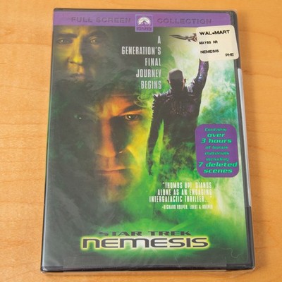 Star Trek: Nemesis (DVD/2002) NEW SEALED - FULL SCREEN Nerdhaven