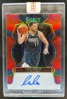 2022-23 Select Luka Doncic Signatures Red Prizms Auto #45/75 Mavericks