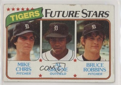 1980 Topps Future Stars Mike Chris Al Greene Bruce Robbins #666 0w8