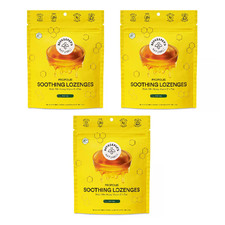 Beekeeper's Naturals Propolis Soothing Lozenges Honey 14 lozenges (Pack of 3)