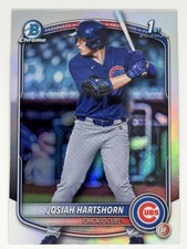Josiah Hartshorn Chicago Cubs 2025 1st Bowman Draft Refractor Chrome #BDC-21